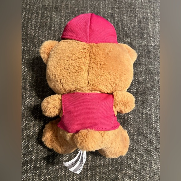 Bass Pro Shops Plush Stuffed Trucker Cap Bear Toy - Brown/Pink - Picture 2 of 10